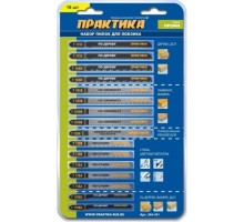 Набор пилок ПРАКТИКА 8 типов, 16 шт универсальный 244-391