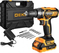 Дрель-шуруповерт аккумуляторная DEKO GCD20DU3 + оснастка 13 шт. (063-4145) 063-4145