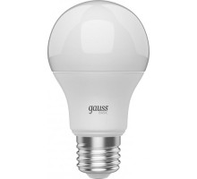 Лампа светодиодная GAUSS A60 basic 9,5w 800lm 3000k е27 led [1023210]