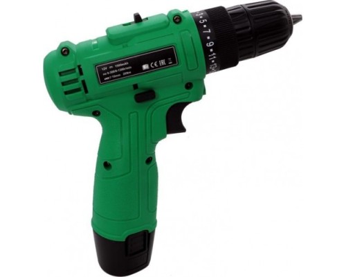Дрель-шуруповерт аккумуляторная ZITREK Green 12-Li-ion [063-4041]