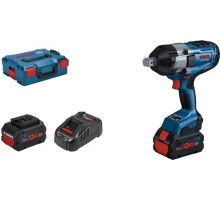 Гайковерт аккумуляторный BOSCH GDS 18 V-1050 H [06019J8502] 2х8.0 Ач