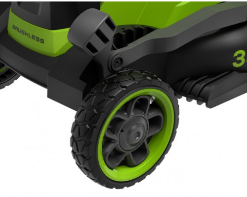 Газонокосилка аккумуляторная GREENWORKS 2520607UB 24V, 33 см, бесщеточная, c 1хАКБ 4Ач купить с доставкой и официальной гарантией