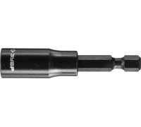 Насадка шестигранная ЗУБР ПРОФЕССИОНАЛ с торцовой головкой, e 1/4