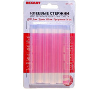 Стержни клеевые REXANT прозрачные 11x100 мм, 6 шт. 09-1225