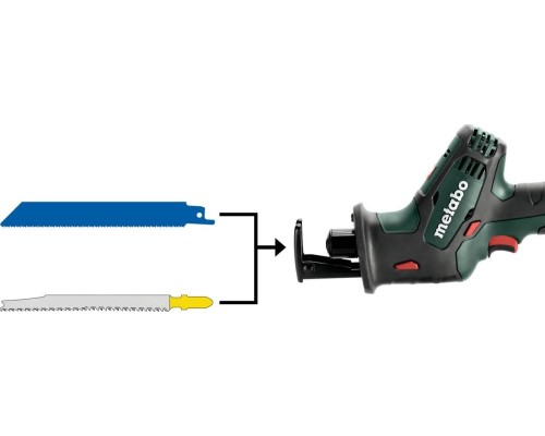 Пила сабельная аккумуляторная METABO SSE 18 LTX Compact без АКБ и З/У [602266890] В картонной коробке