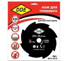 Нож для триммера DDE GRASS CUT (230х25,4/20 мм; 8 зубьев) [241-413]