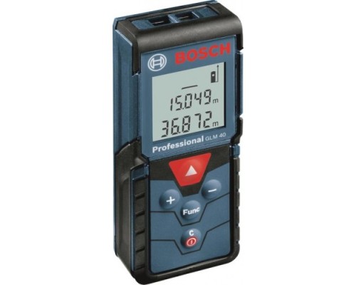 Лазерный дальномер BOSCH GLM 40 [0601072900] 2x1,5B LR03 (AAA), чехол