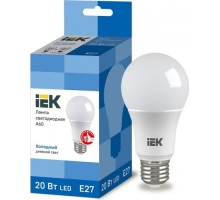 Лампа светодиодная IEK A60 20Вт 6500К Е27 Шар LLE-A60-20-230-65-E27