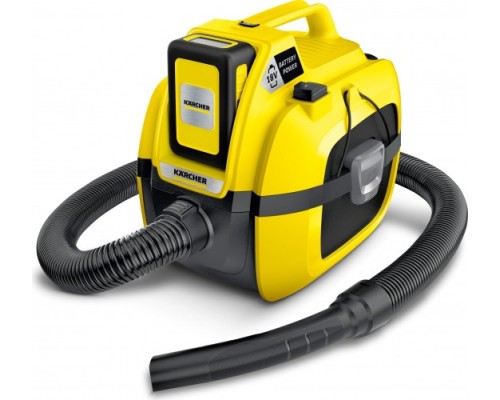 Пылесос аккумуляторный KARCHER WD 1 Compact Battery Set (1.198-301.0), с АКБ и З/У [1.198-301.0]