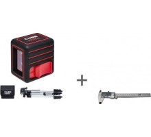 Лазерный уровень ADA CUBE MINI PROFESSIONAL EDITION + Штангенциркуль ADA Mechanic 150 PRO [А00731]