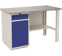 Верстак слесарный однотумбовый ПРАКТИК Profi WT140.WD2/F1.000
