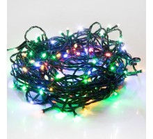 Гирлянда Neon-Night ТВИНКЛ 15м темно-зеленый ПВХ, 120 LED мультиколор 303-059