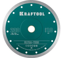 Алмазный диск универсальный KRAFTOOL ULTRA-THIN 200х1.8 мм ультратонкий 36685-200