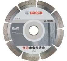 Алмазный диск для резки бетона BOSCH 150-22,23 мм Standard for Concrete, 10 шт в уп. [2608603241]