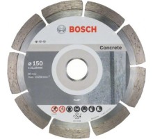 Алмазный диск для резки бетона BOSCH 150-22,23 мм Standard for Concrete, 10 шт в уп. 2608603241