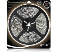 Лента светодиодная GAUSS LED 5050/30-smd 7.2w 12v dc теплый белый (блистер 5м) 312000107