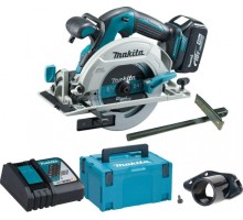 Пила циркулярная аккумуляторная MAKITA DHS 680 RT1J с бесщеточным двигателем [DHS680RT1J]