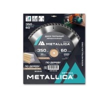 Пильный диск по дереву METALLICA Optima 350x32 мм 60 зубов, Т=3,5 мм прод/поперечн [903049]