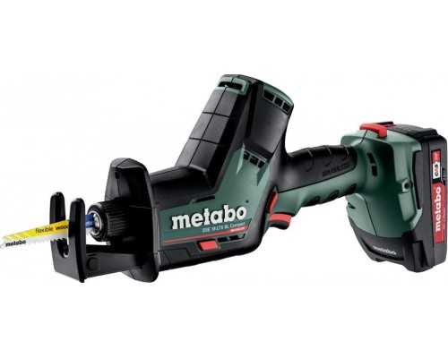 Пила сабельная аккумуляторная METABO SSE 18 LTX BL Compact 2х2,0 Ач [602366500]