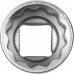 Головка двенадцатигранная 1-1/4" с посадкой 3/4" KING TONY 633040S