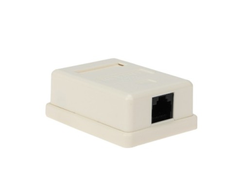 Розетка компьютерная REXANT 03-0121 внешняя, 1-порт RJ-45 (8P8C), UTP, CAT 5e