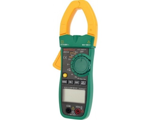 Клещи токоизмерительные MASTECH MS2138 + постоянный ток [13-1311]