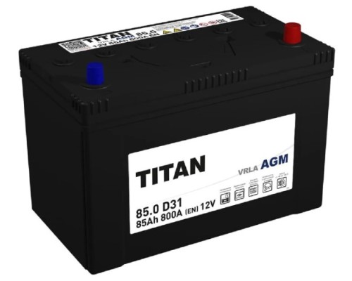 Аккумулятор Titan AGM 85.0 VRLA D31 B00 750А [4610082702134]