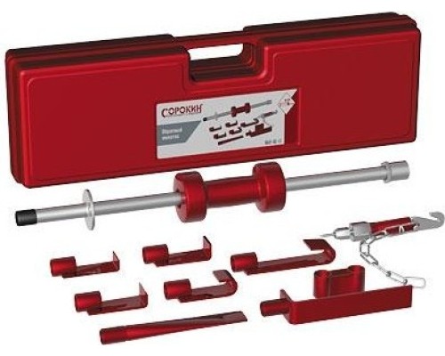 Обратный молоток СОРОКИН 6.121 механический, с насадками, 11 предметов