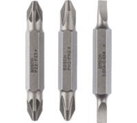 Бита для заворачивания BOSCH Extra Hard двусторонняя 45 мм PH2PZ2/S0.6x4.0 3шт 2607001744