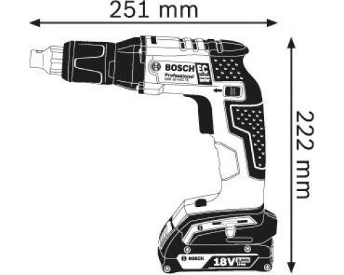 Аккумуляторная дрель-шуруповерт BOSCH GSR 18 V-EC TE [06019C8007] 2х5,0 Ач, L-Boxx