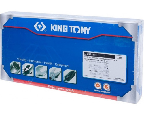 Набор головок 1/4" KING TONY 2531MR, 31 предмет