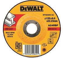 Шлифовальный круг по металлу DeWALT 180х6x22.2 мм тип 27 A24RBF DT42520-QZ INDUSTRIAL [DT42520-QZ]