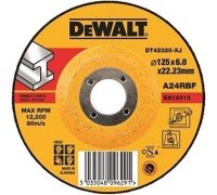 Шлифовальный круг по металлу DeWALT 180х6x22.2 мм тип 27 A24RBF DT42520-QZ INDUSTRIAL DT42520-QZ
