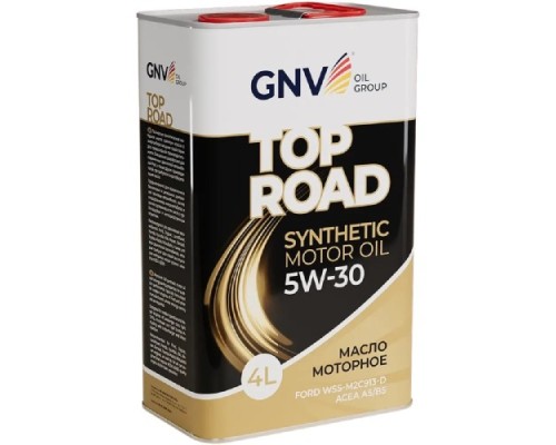 Масло моторное GNV Top Road 5W30 4 л (металл. канистра) GTR1022702010010530004