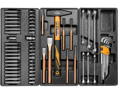 Тележка инструментальная TOLSEN ATHLETE с набором инструментов 189 предметов TT85412