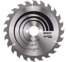 Пильный диск по дереву BOSCH Standard 190Х30 24 OPTILINE WOOD [2608641185]