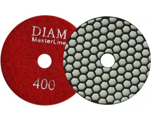 Алмазная тарелка на липучке DIAM АГШК 100*2,0 №400 Master Line (сухая) [000568]