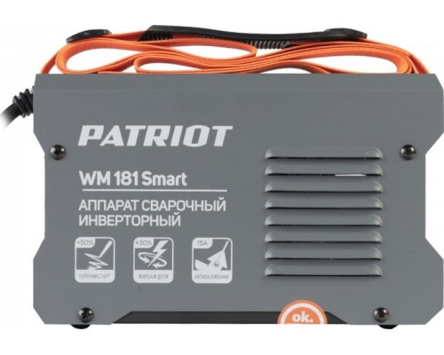 Сварочный инвертор PATRIOT WM 181Smart MMA + маска 301D [605302293]