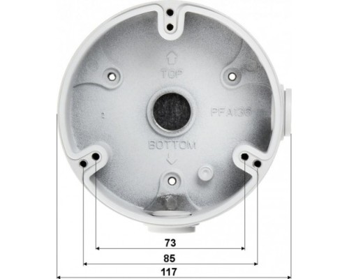 Монтажная коробка DAHUA DH-PFA136 для купольных видеокамер