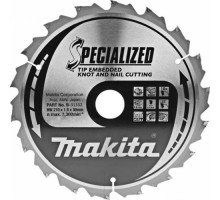 Пильный диск универсальный MAKITA 210x30x1.4x18T для демонтажных работ [B-31332]