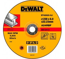 Шлифовальный круг по металлу DeWALT 230х6x22.2 мм тип 27  DT42620-XJ [DT42620-XJ]