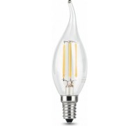 Лампа светодиодная GAUSS Свеча filament на ветру 7w 580lm 4100к е14 шаг. диммиров 104801207-S