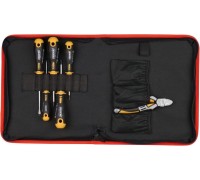 Набор отверток FELO Ergonic sl, ph, pz с бокорезами 160 мм в сумке [40090604]