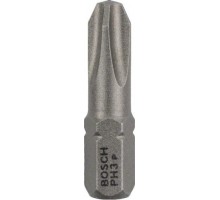 Бита для заворачивания BOSCH Extra Hard 25 мм PH3 3шт [2607001515]