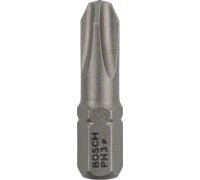 Бита для заворачивания BOSCH Extra Hard 25 мм PH3 3шт 2607001515