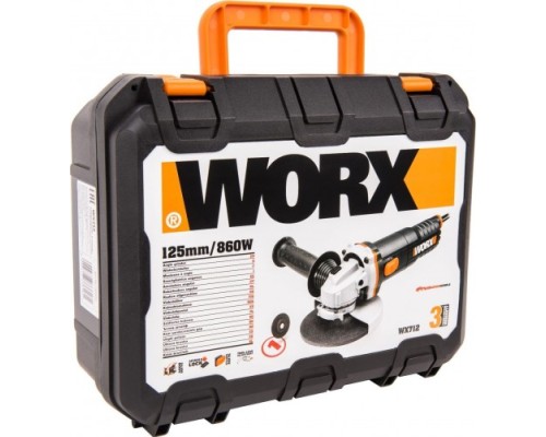 Угловая шлифмашина сетевая WORX WX712