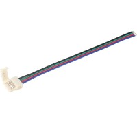 Коннектор IEK RGB 10мм (15см-разъем)  LSCON10-RGB-213-03
