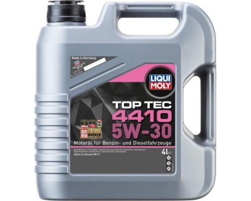 Масло моторное LIQUI-MOLY SAE 5W30 Top Tec 4410 4 л. 21403 синтетическое [21403]