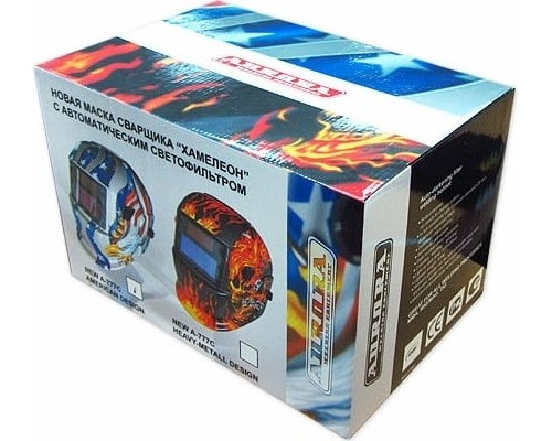 Маска сварщика AURORA A-777 HEAVY METAL DESIGN 9796