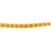 Маркер REXANT EC-2, 12-6061 на кабель, ? 3,6...7,4 мм, цифры 0-9, комплект 10 [12-6061]